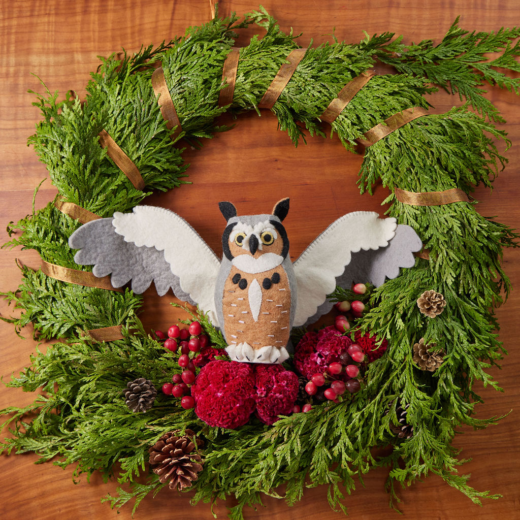 Great Horned Owl Tree Topper