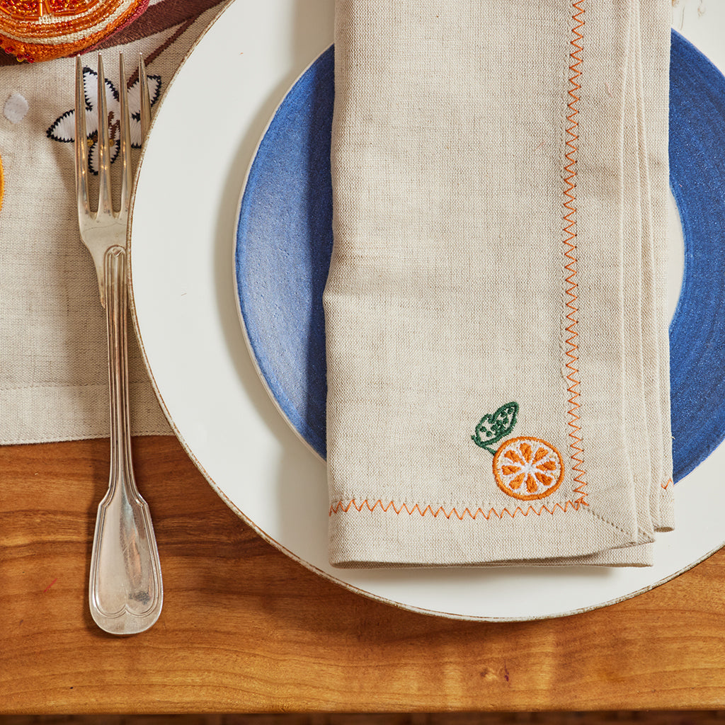 Harvest Linen Napkins - Set of 4