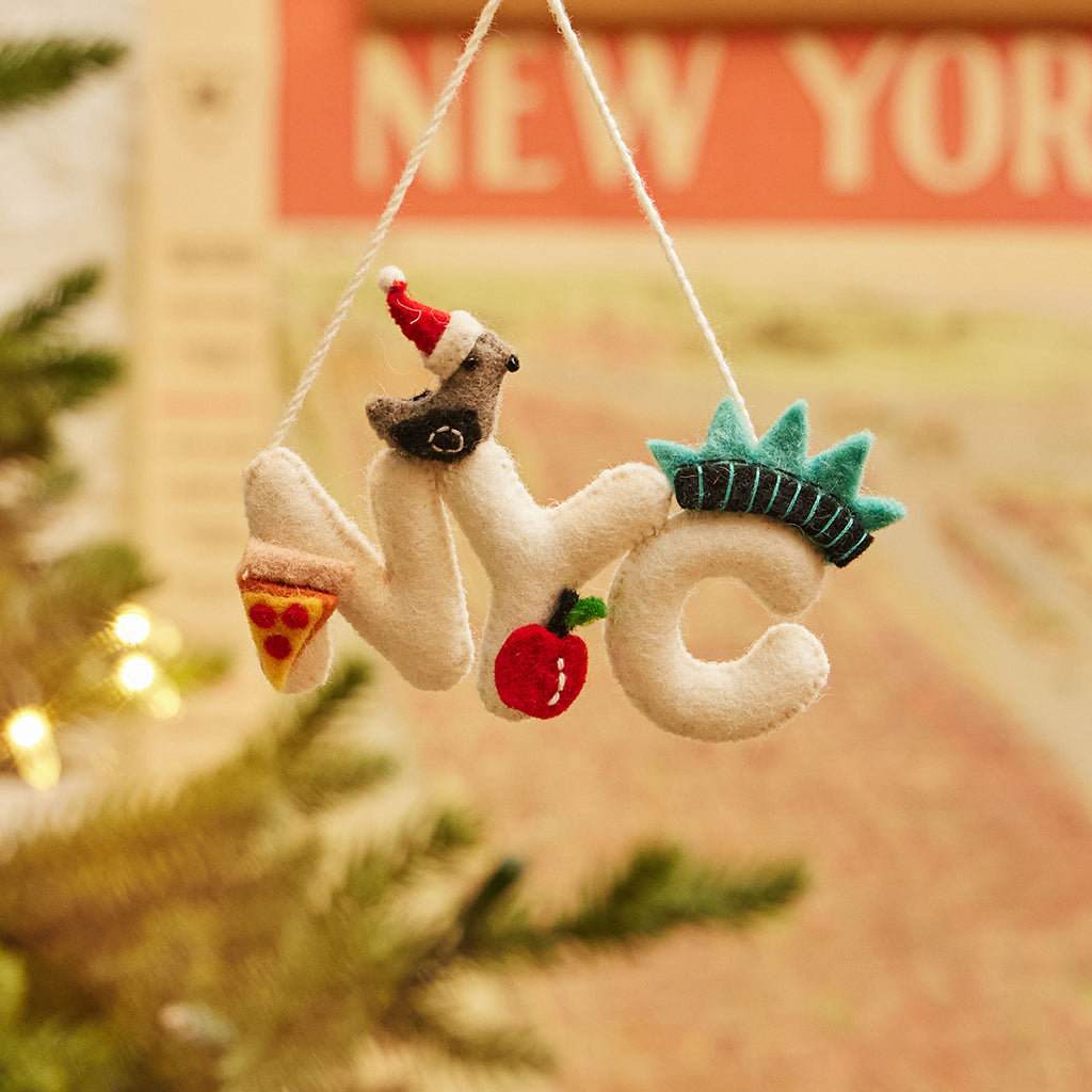 NYC Icons Ornament | Handmade New York City Christmas Ornament
