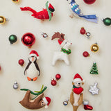 Santa Cardinal Ornament
