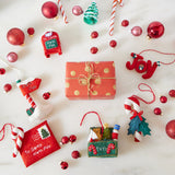 Festive Christmas Wrapping Paper Sheets - Set of 5