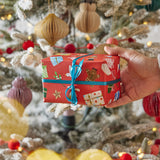 Red Gifts From Santa Wrapping Sheets Set of 3