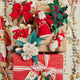 White Poinsettia Flower Bouquet with Vase
