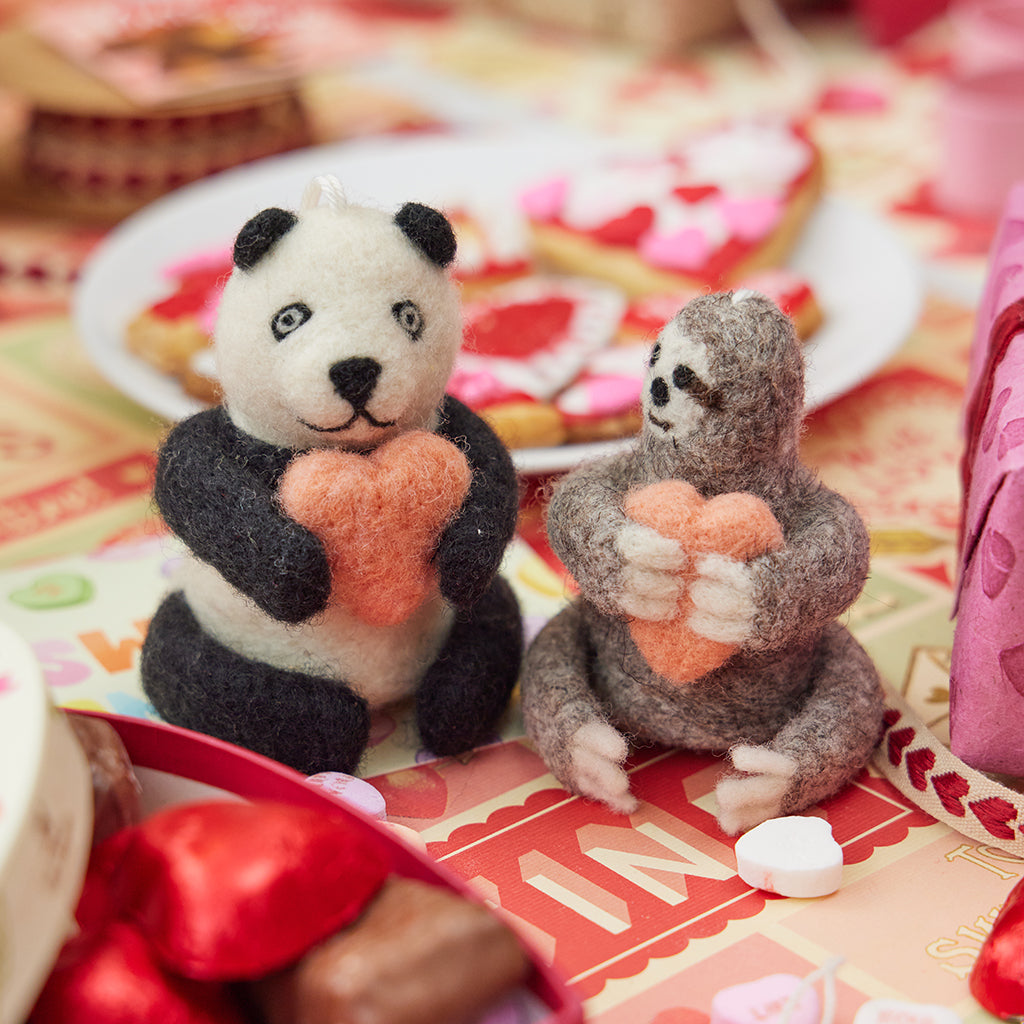 Slow Heart Sloth Ornament