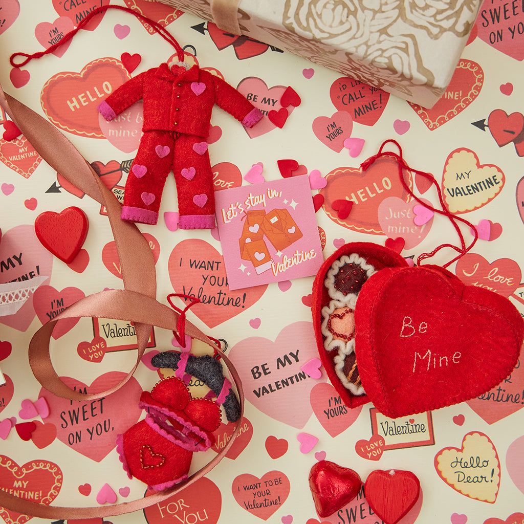Be Mine Chocolate Truffles Heart Box Ornament