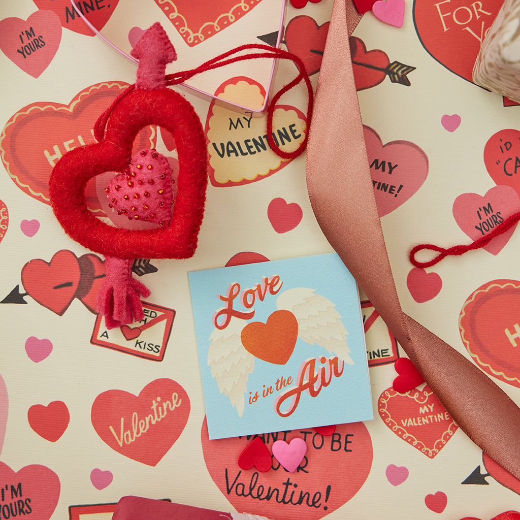 Bundle: Love Is In The Air Mini Cards & Ornaments - Set of 5