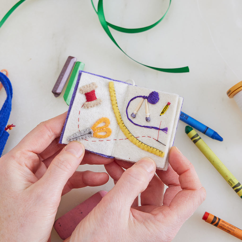 Crafting Book Ornament