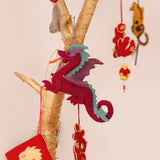 Bejeweled Mountain Dragon Ornament