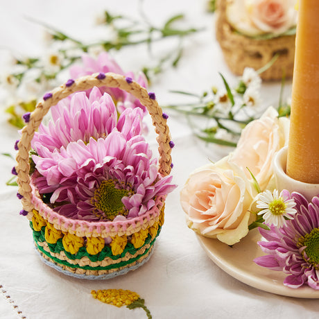 Mini Multi Colored Easter Basket