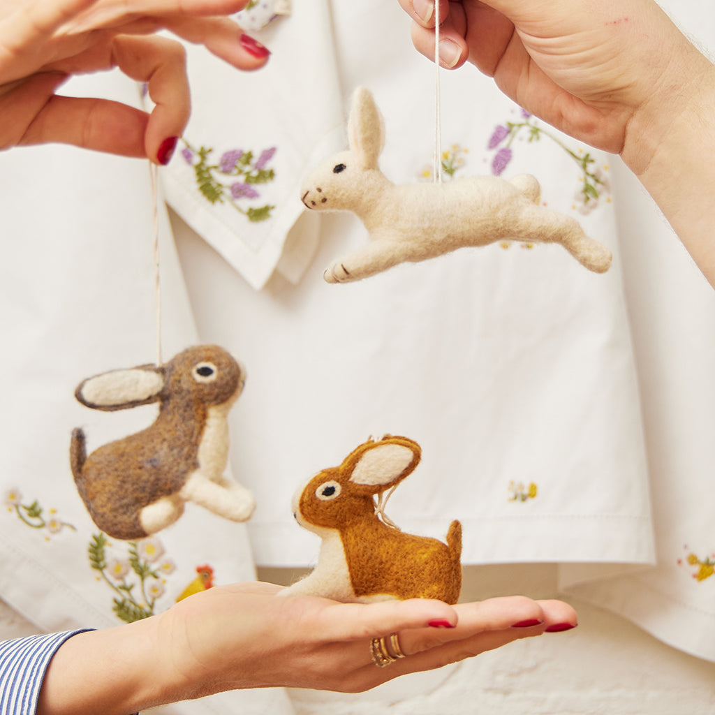 Little Brown Bunny Ornament