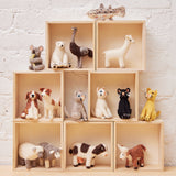 Brown Standing Hound Ornament