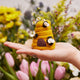 Felt beehive ornament gift for gardeners, bee lovers, or your favorite queen bee