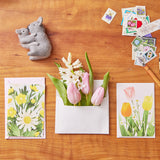 Floral Garden Assorted Greeting Cards - Set of 4