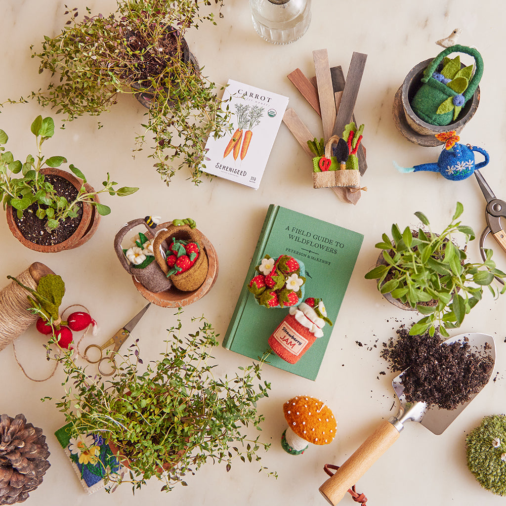 Strawberry Breakfast Gift Set – Handmade Fruit Ornament Collection