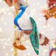 Beaded Peacock Ornament