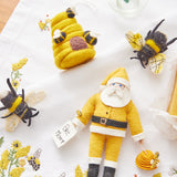 Bee Merry Santa Ornament