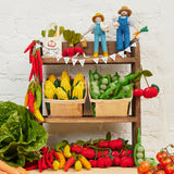 Large Rainbow Chili Pepper Bundle Ornament