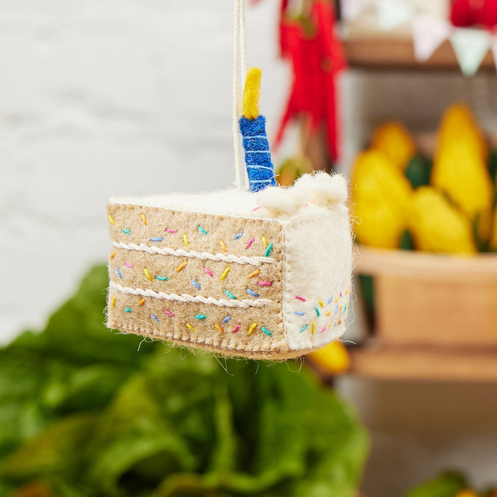 Birthday Confetti Cake Ornament