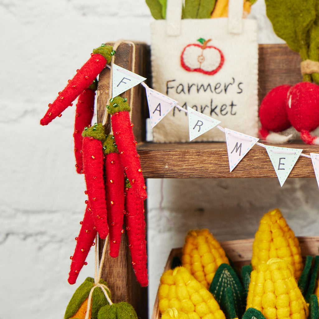 Small Red Chili Pepper Bundle Ornament