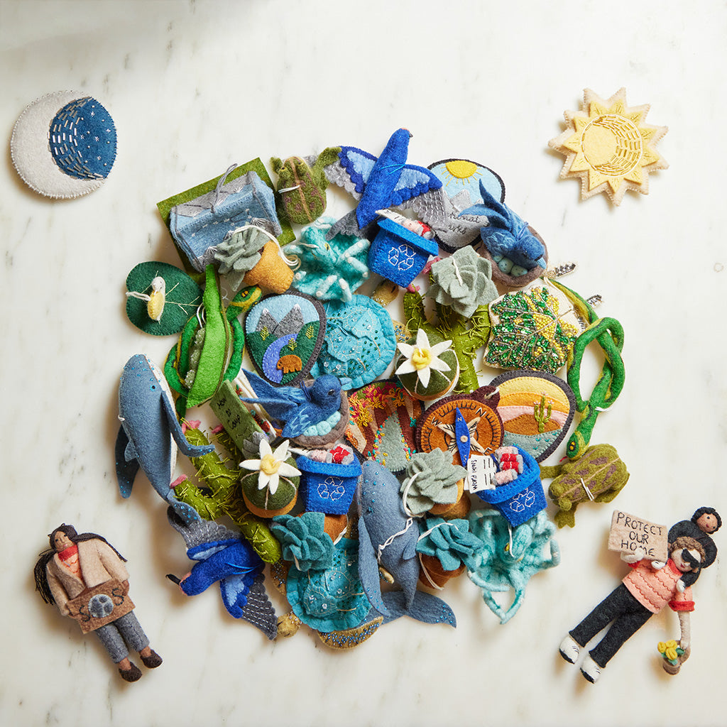 Blue Moon Blessings Ornament