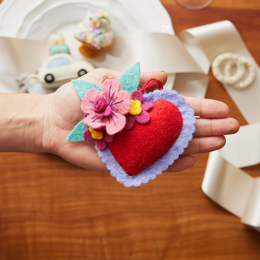 All My Love Deep Red Heart Ornament