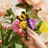 Bundle: Vibrant Flower Bouquets with Vases - Set of 4