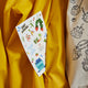 Craftspring Farmers Market vinyl sticker sheet – 10 waterproof stickers featuring fruit and vegetable illustrations inspired by felt ornaments.