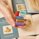 Handmade felt ornament of a colorful stack of books from the Reading Collection – a cozy tribute to readers, teachers, and bookworms who find magic in the margins.