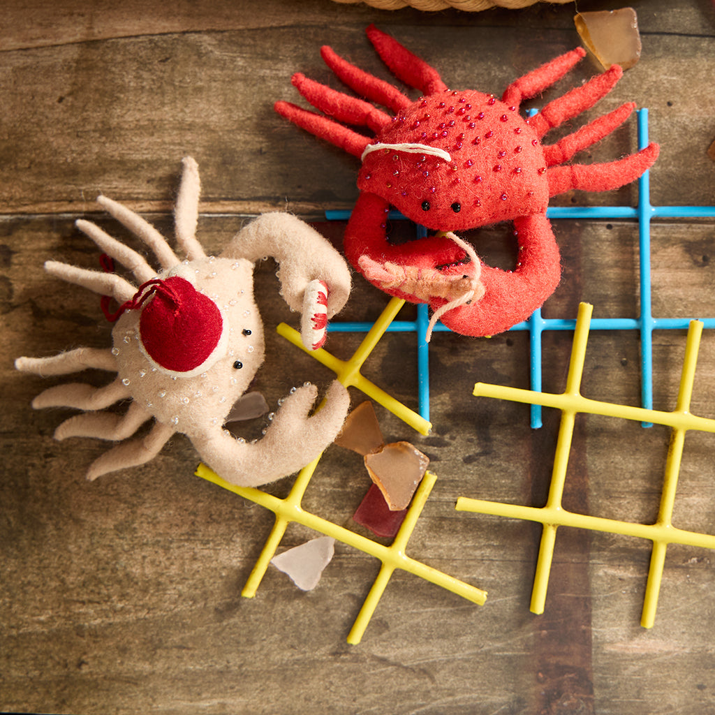 Christmas Crab Ornament