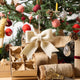 Natural Bow Ornaments - Set of 4