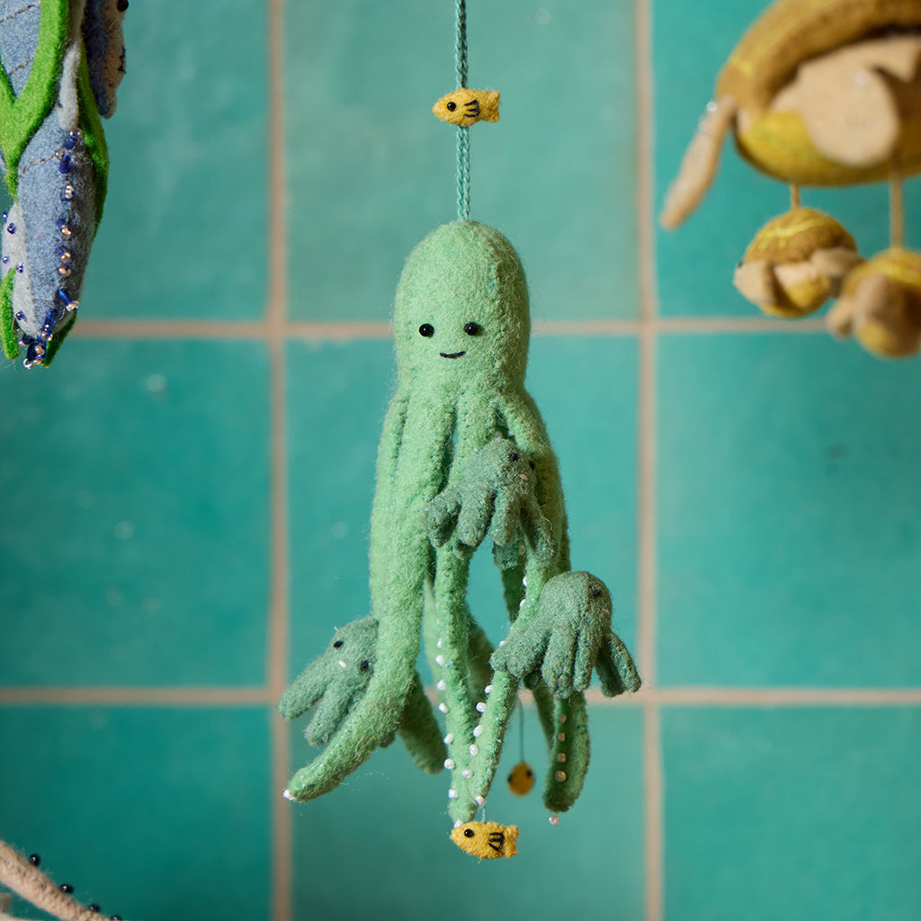 Octopus Parent & Kids Ornament