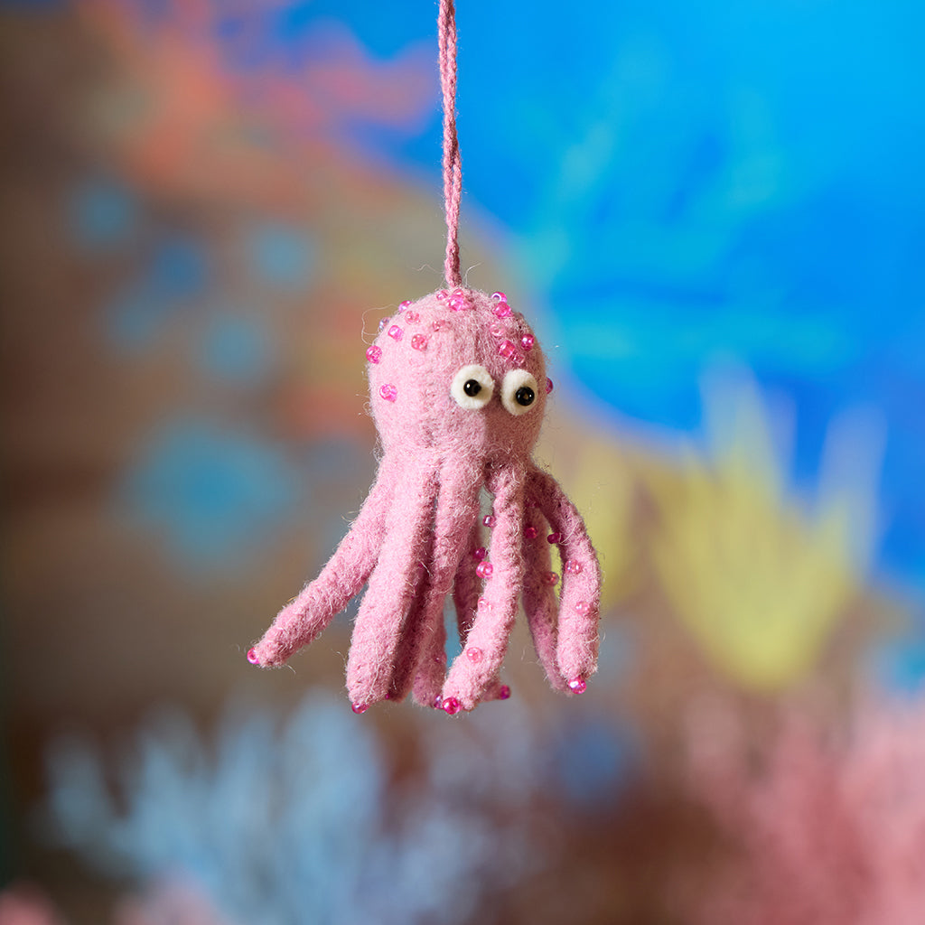 Baby Octopus Ornament