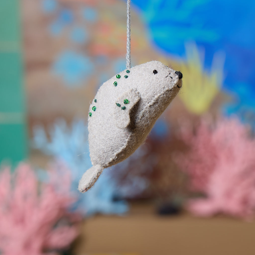 Baby Manatee Ornament
