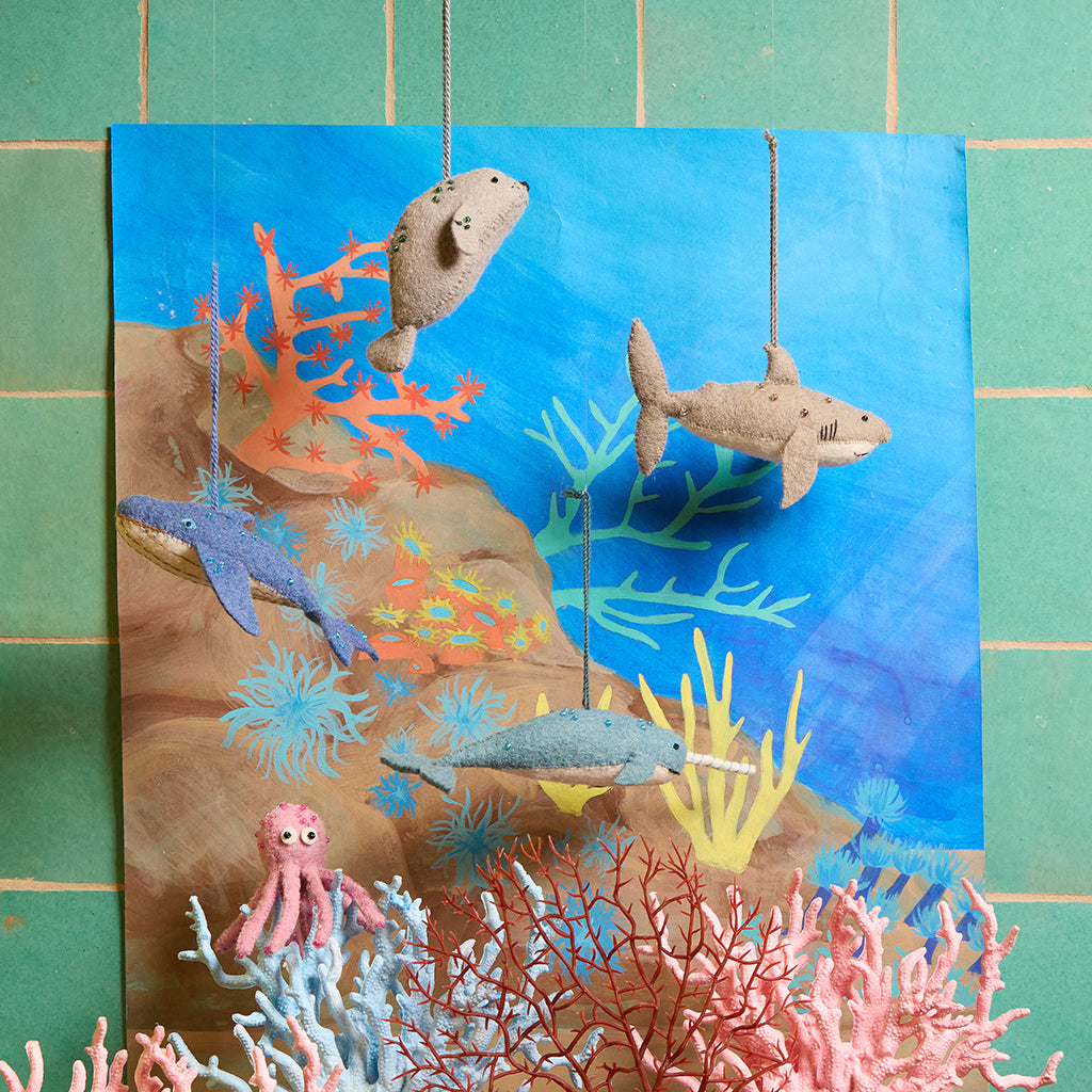 Baby Octopus Ornament