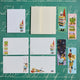 A whimsical reading-themed stationery set, including a notepad, bookmarks, and notecards. Each piece features charming illustrations of a lion reading, a gnome with a book, and a fairy immersed in a story, all drawn in warm, detailed artwork. Printed on natural white textured paper, this set is perfect for journaling, letter writing, or marking your place in a book. A delightful gift for readers, teachers, and those who appreciate a touch of literary magic.