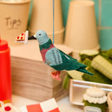 Hungry Urban Pizza Pigeon Ornament