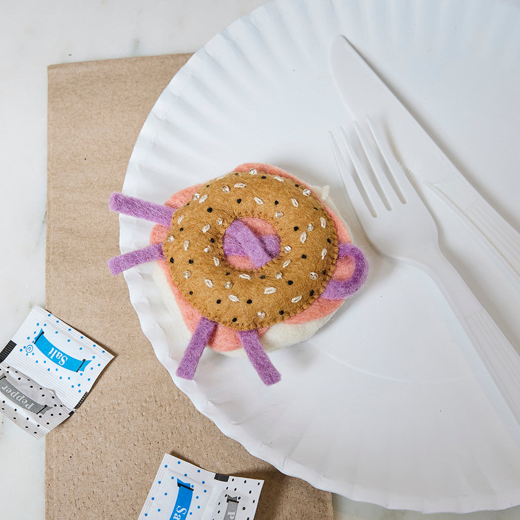 Everything Bagel with Lox Ornament