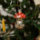 Mushroom German Glass Ornaments - Set of 6
