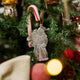 Vintage Tin Father Christmas Ornament
