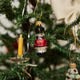 Classic Christmas German Glass Ornaments - Set of 6