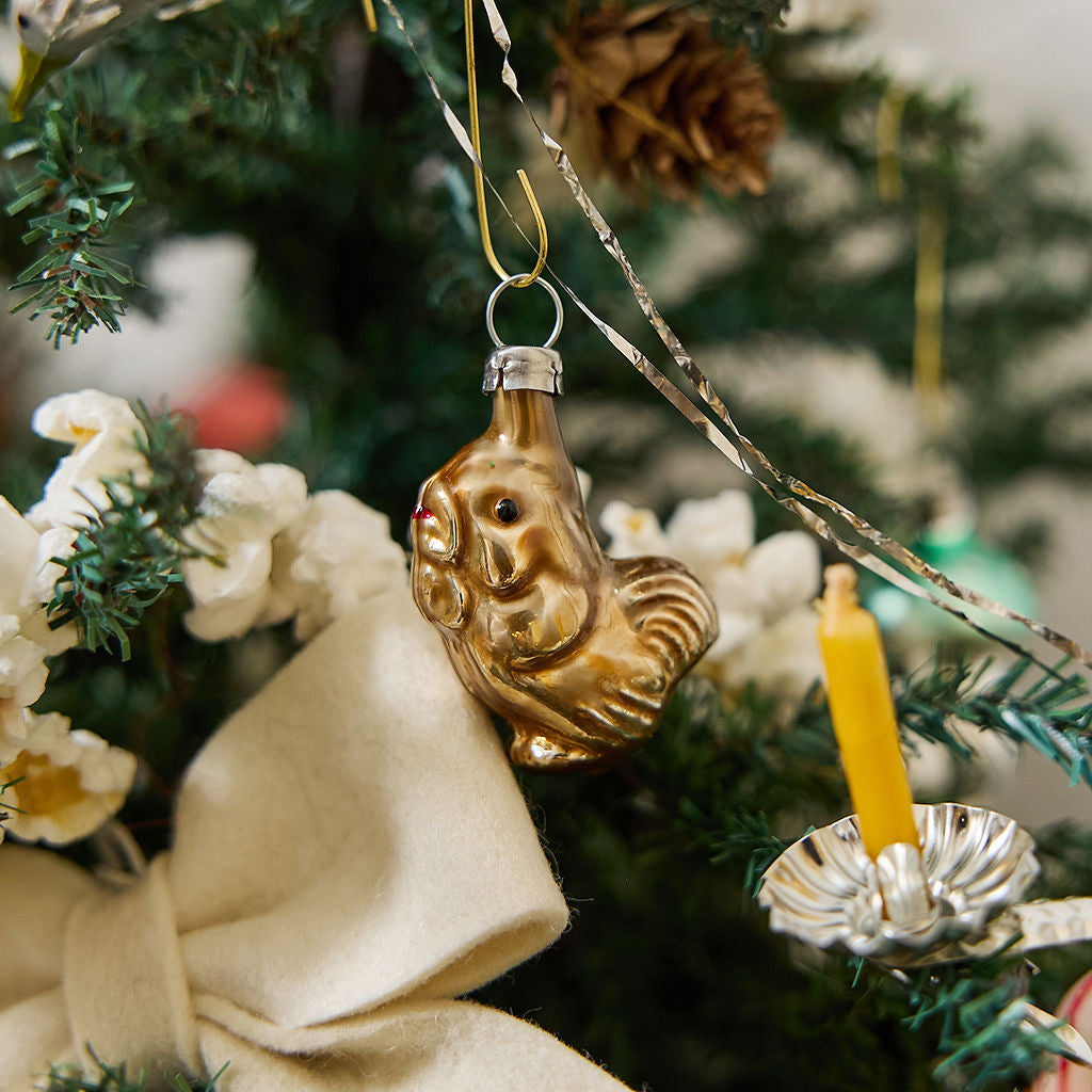 * vintage mini ornament ❀ キャンドル 3本 set Assorted Vintage German Glass Mini Ornaments - Set of 10 – Craftspring