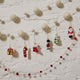 Classic Christmas German Glass Ornaments - Set of 6