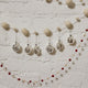 Classic Silver German Glass Ornaments - Set of 6