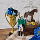Horse Riding Equestrian Ornament - Emerald Jacket