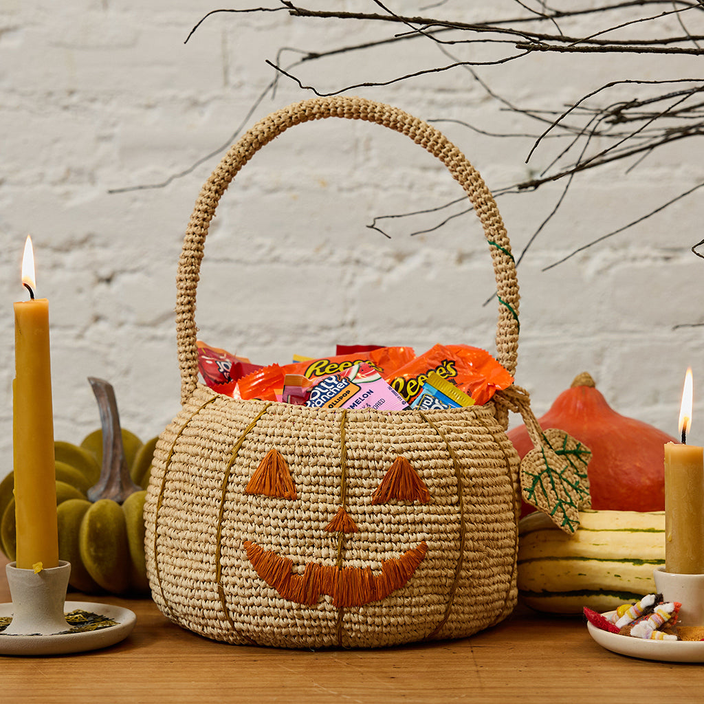 Pumpkin Trick-or-Treat Basket