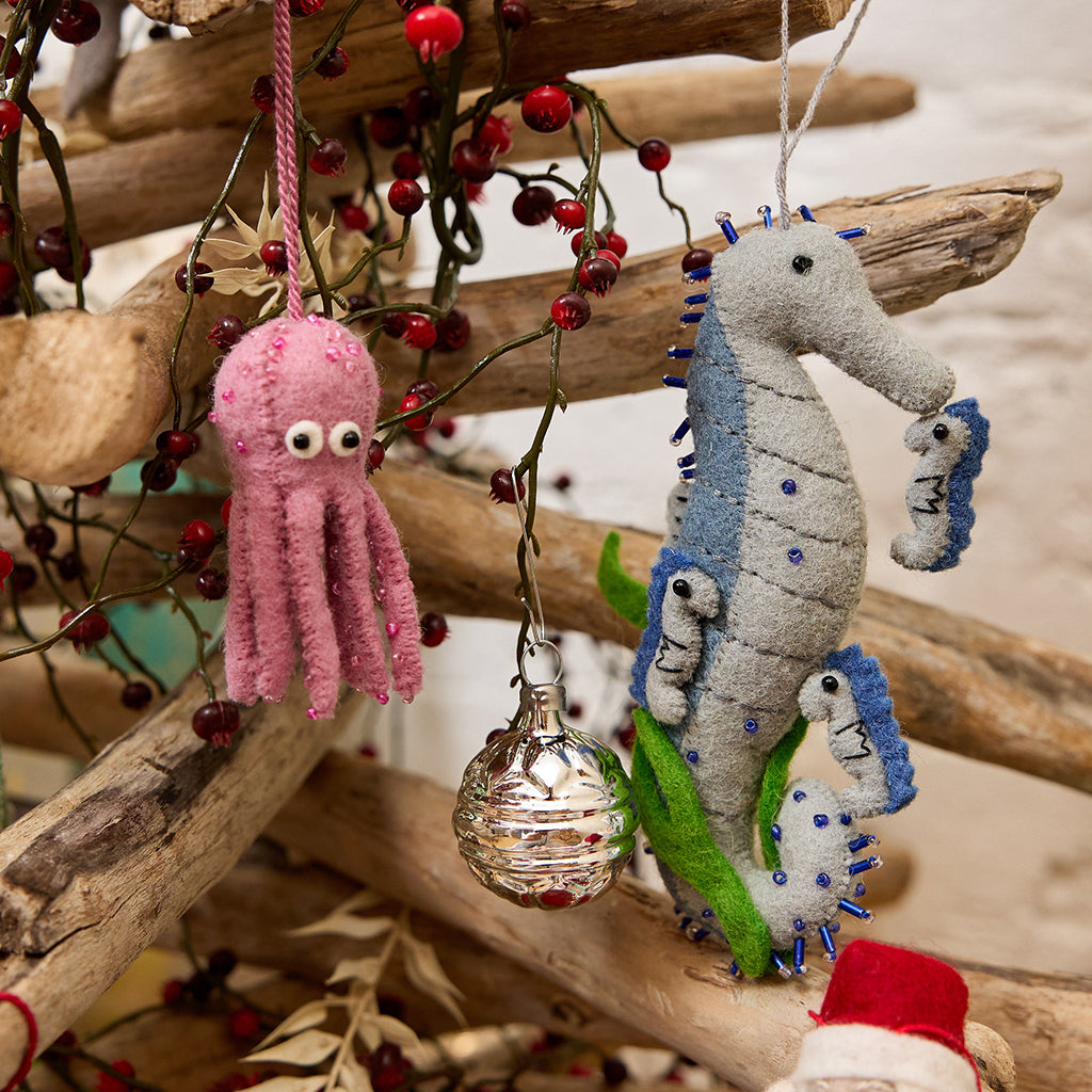 Baby Octopus Ornament