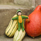Dinosaur Trick-or-Treater Ornament