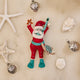 Tropical Snorkel Santa with Sea Turtle Ornament