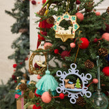 Sheep Nativity Wood Ornament