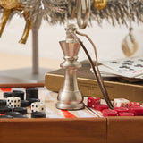 Chess King Ornament - Pewter